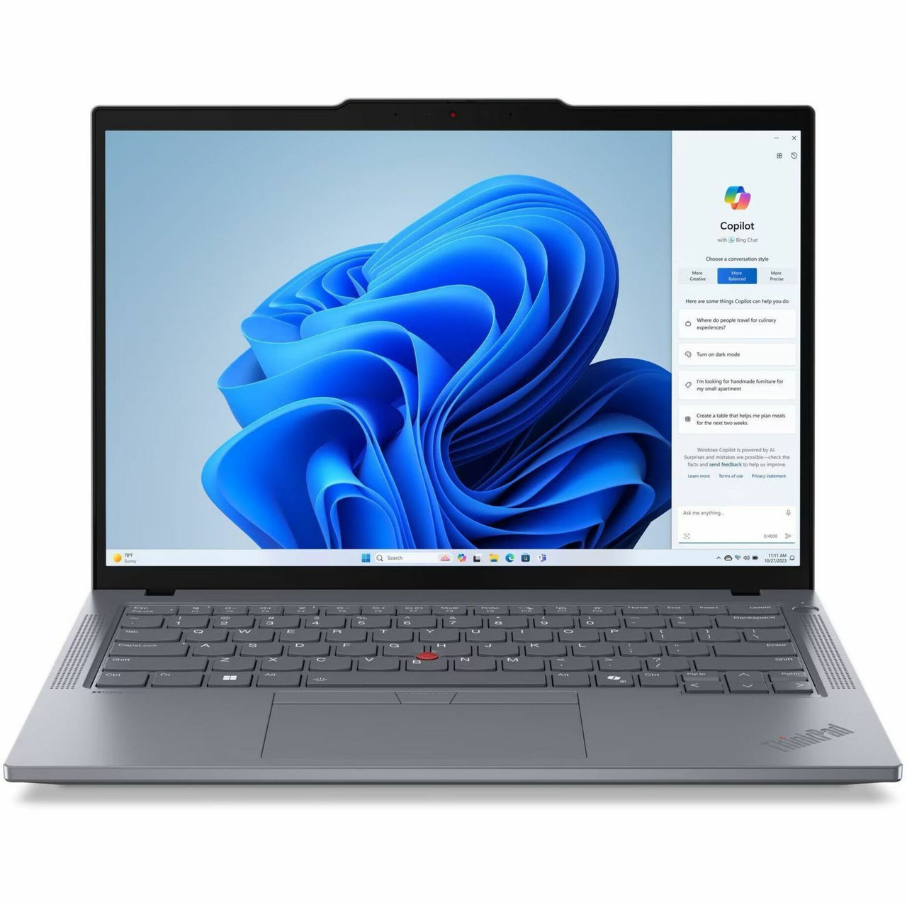 Lenovo ThinkPad T14 Gen 5 21MMS8HD00 14" Touchscreen Notebook - WUXGA - Intel Core Ultra 5 135U - vPro Technology - 32 GB - 512 GB SSD - English (US) Keyboard - Gray - 21MMS8HD00