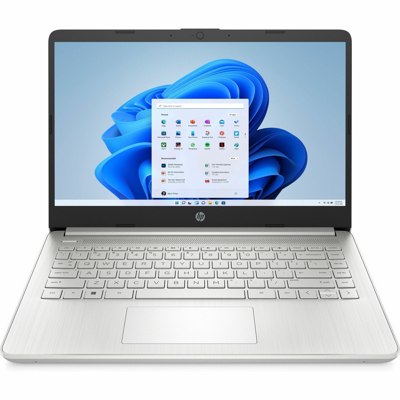 HP 14-d5000 14-dq5009nr 14" Notebook - HD - Intel Core i3 12th Gen i3-1215U - 8 GB - 256 GB SSD - Natural Silver - 9W0Z0UA#ABA