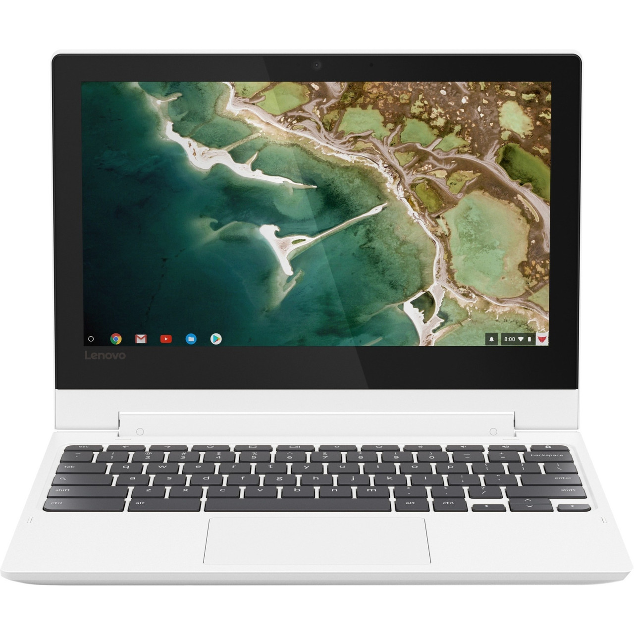 Lenovo Chromebook C330 81HY000EUS 11.6" Touchscreen Chromebook - HD - Quad-core (ARM Cortex A72 + Cortex A53) - 4 GB - 32 GB Flash Memory - English Keyboard - Blizzard White - 81HY000EUS