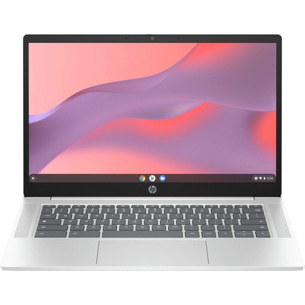 HP Chromebook 14a-nf0000 14a-nf0131wm 14" Chromebook - HD - Intel N-Series N200 - 4 GB - 128 GB Flash Memory - Glacier Silver - 9E4Z3UA#ABA