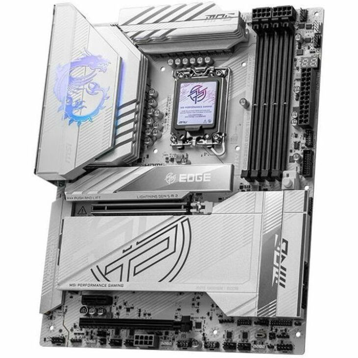 MSI MPG Z890 EDGE TI WIFI Gaming Desktop Motherboard - Intel Z890 Chipset - Socket LGA-1851 - ATX - Z890EDGETIWIFI