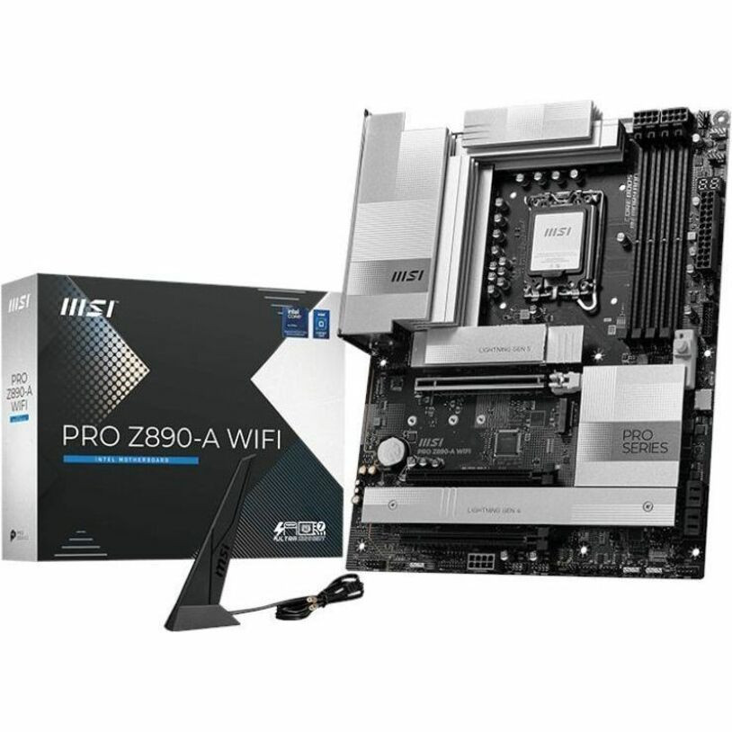 MSI PRO Z890-A WIFI ATX MOTHERBOARD LGA 1851 for Intel Core Ultra CPU - Z890AWIFI