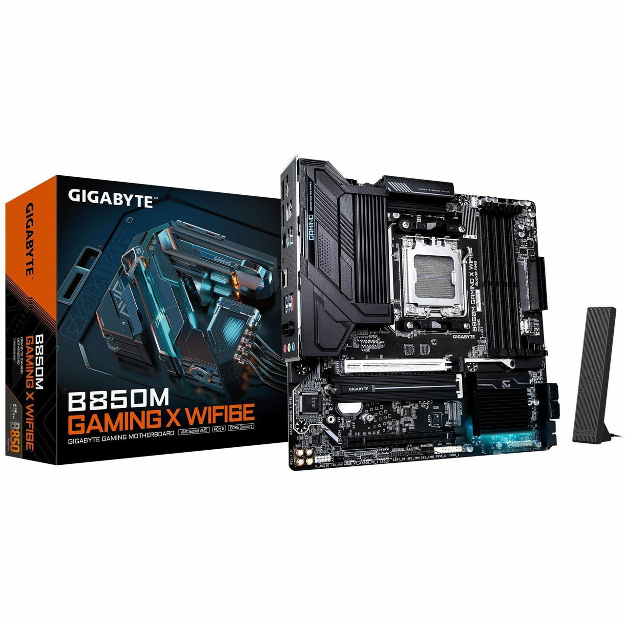 Gigabyte Ultra Durable B850M GAMING X WIFI6E Gaming Desktop Motherboard - AMD B850 Chipset - Socket AM5 - Micro ATX - B850M GAMING X WF6E