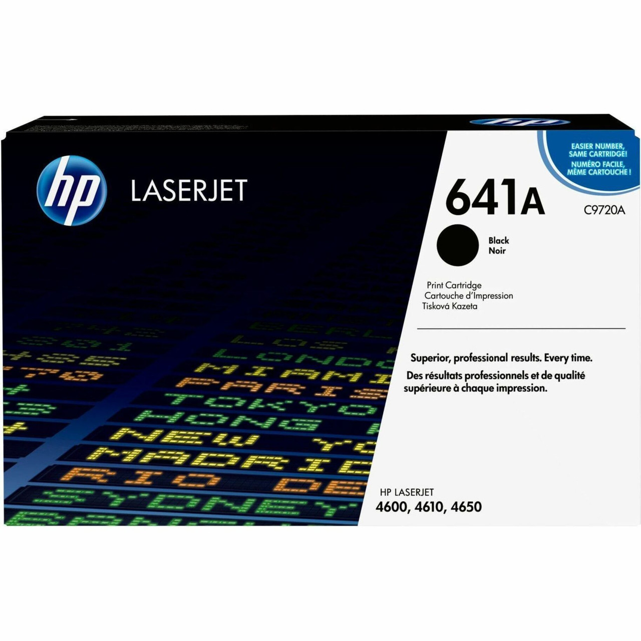 HP 641A Original Laser Toner Cartridge - Black - 1 Each - C9720A