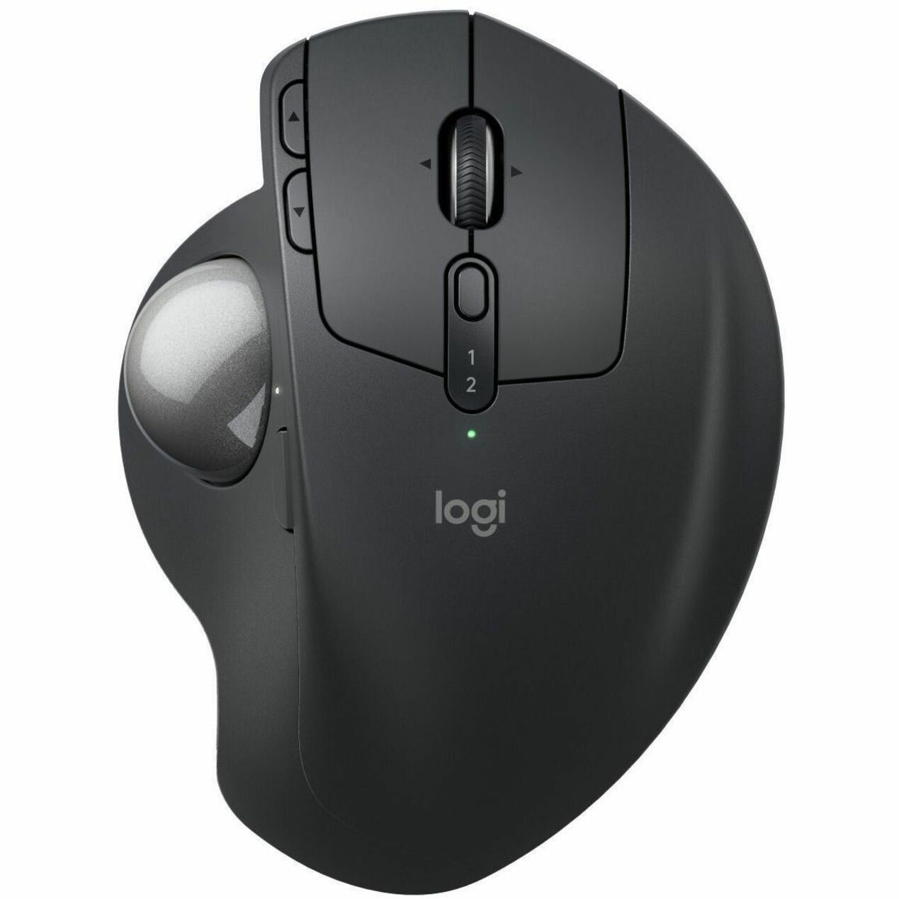 Logitech MX Ergo S - Trackball - Optical - Buttons Qty: 8 - Wireless - 2.4GHZ/Bluetooth - USB-C - 10-m (33-ft) wireless range - GRAPHITE - 1-Year Limited Hardware Warrant - 910-007261
