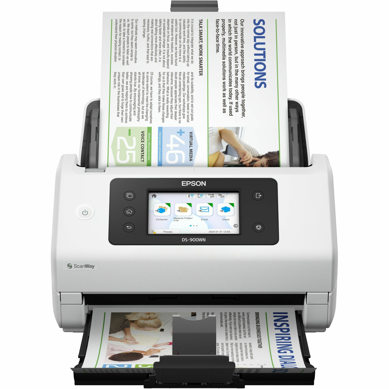 Epson WorkForce B11B276201 Cordless Sheetfed Scanner - 600 x 600 dpi Optical - B11B276201