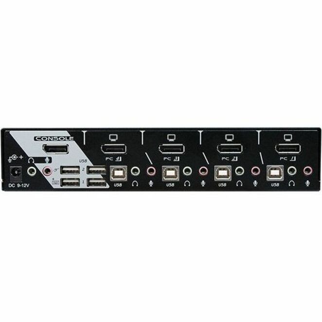 4XEM 4 Port 4K DisplayPort KVM Switch with USB 2.0 - 4XKVM114ATAA