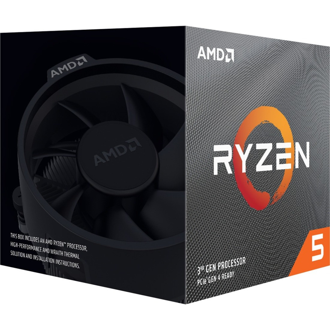 AMD Ryzen 5 3000 (3rd Gen) 3600XT Hexa-core (6 Core) 3.80 GHz Processor - Retail Pack - 100-100000281BOX