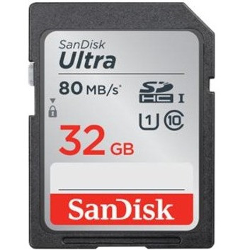 SanDisk Ultra 32 GB Class 10/UHS-I (U1) SDHC - SDSDUNR-032G-GN3IN