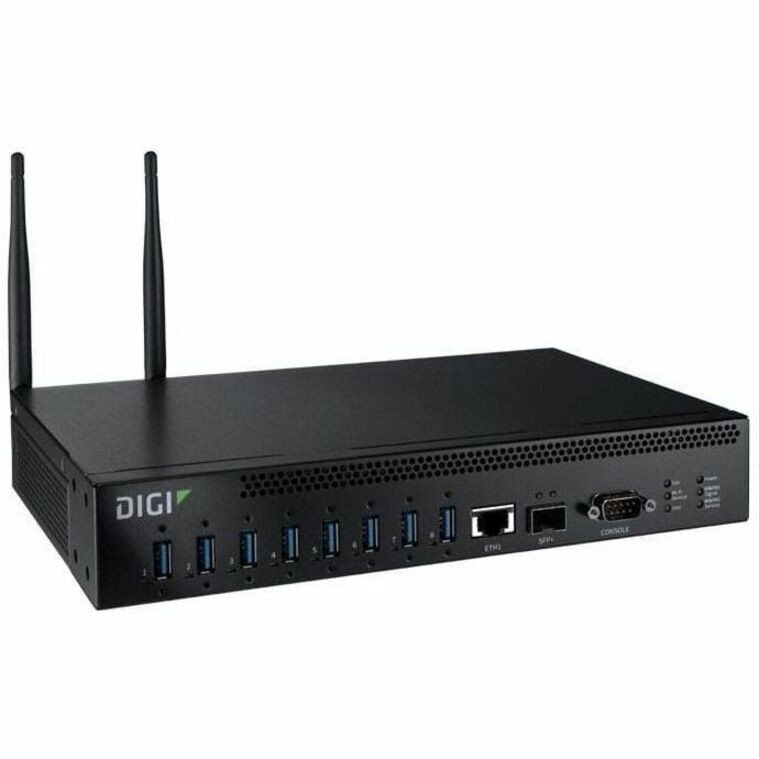 Digi Anywhereusb 8 Plus Usb/Ethernet Combo Hub - Aw08-W300