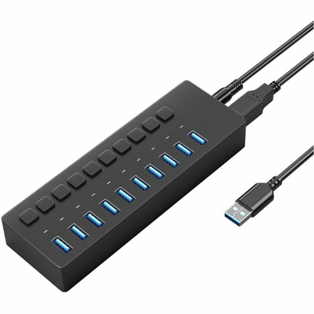 4XEM 10 Port USB 3.0 Power Switch Data Transfer Hub - 4XH710