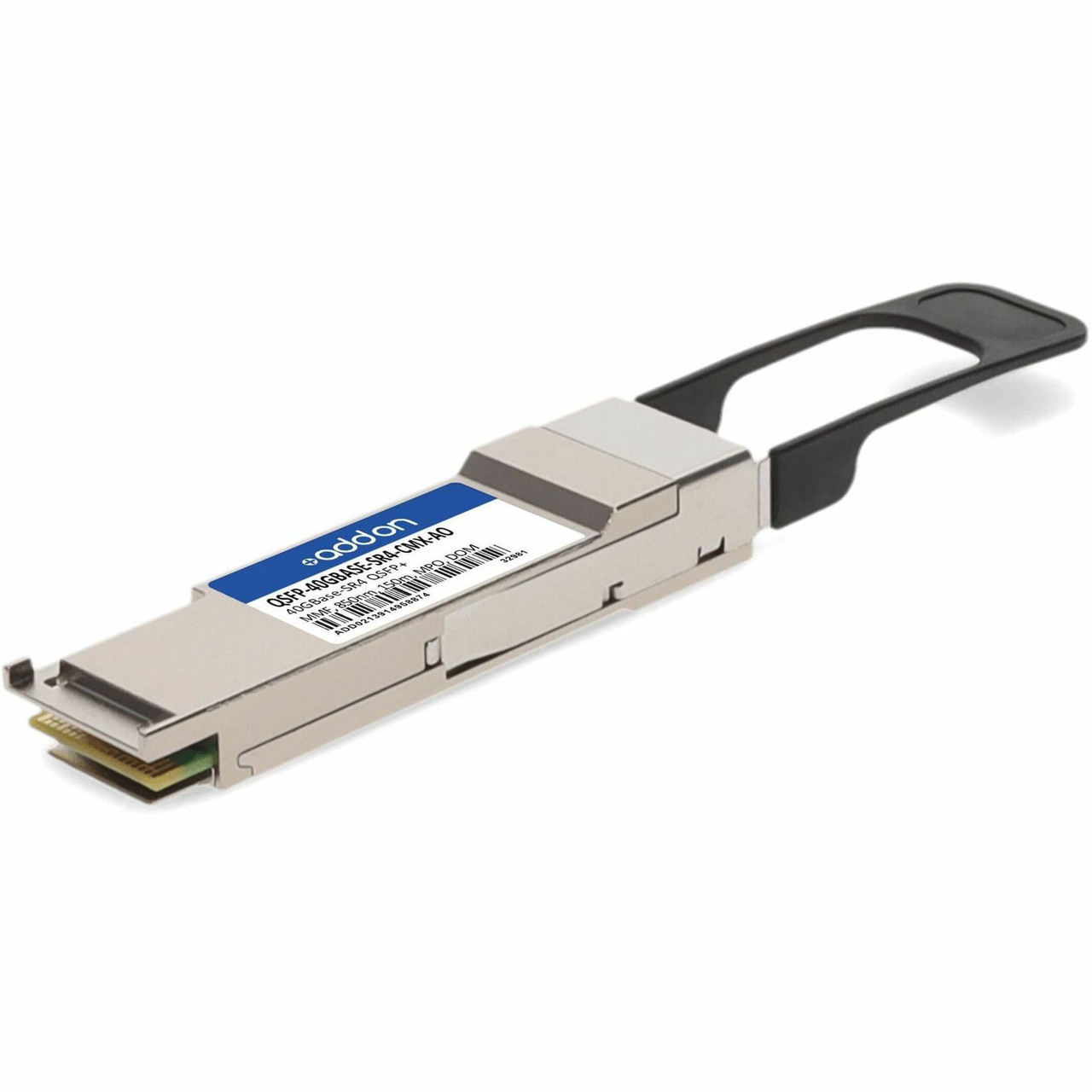 AddOn Cisco and Mellanox Compatible TAA Compliant 40GBase-SR4 QSFP+ Transceiver (MMF, 850nm, 150m, MPO, DOM) - QSFP-40GBASE-SR4-CMX-AO