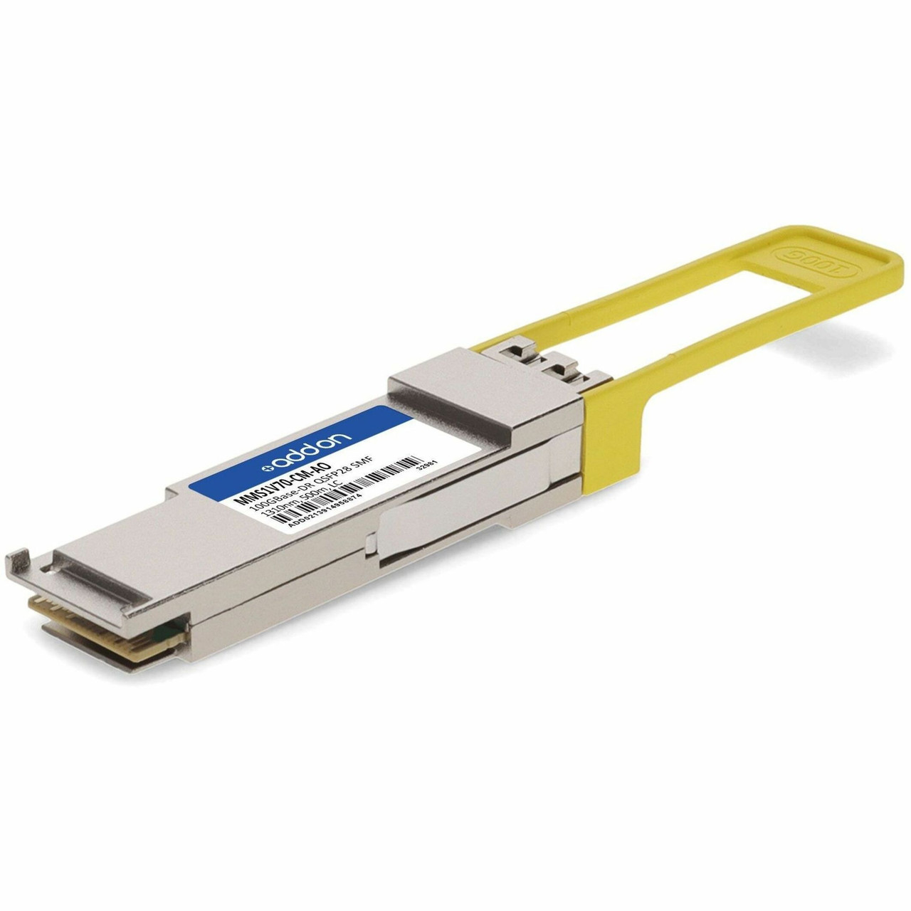 AddOn Mellanox MMS1V70-CM Compatible TAA Compliant 100GBase-DR QSFP28 Single Lambda Transceiver (SMF, 1310nm, 500m, LC, DOM, with FEC) - MMS1V70-CM-AO
