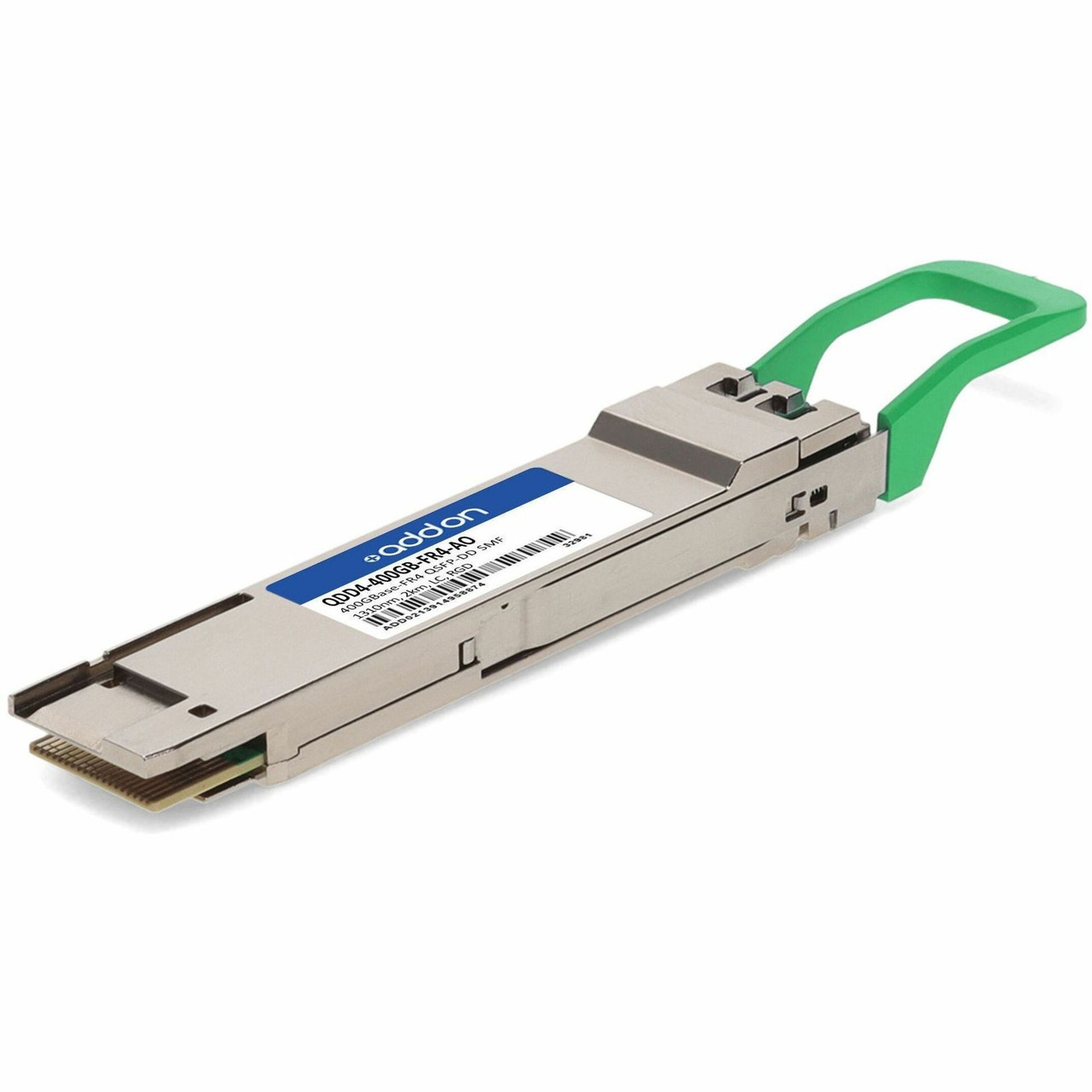 AddOn MSA and TAA 400GBase-FR4 QSFP-DD Transceiver (SMF, 1310nm, 2km, LC, DOM, CMIS 4.0) - QDD4-400GB-FR4-AO