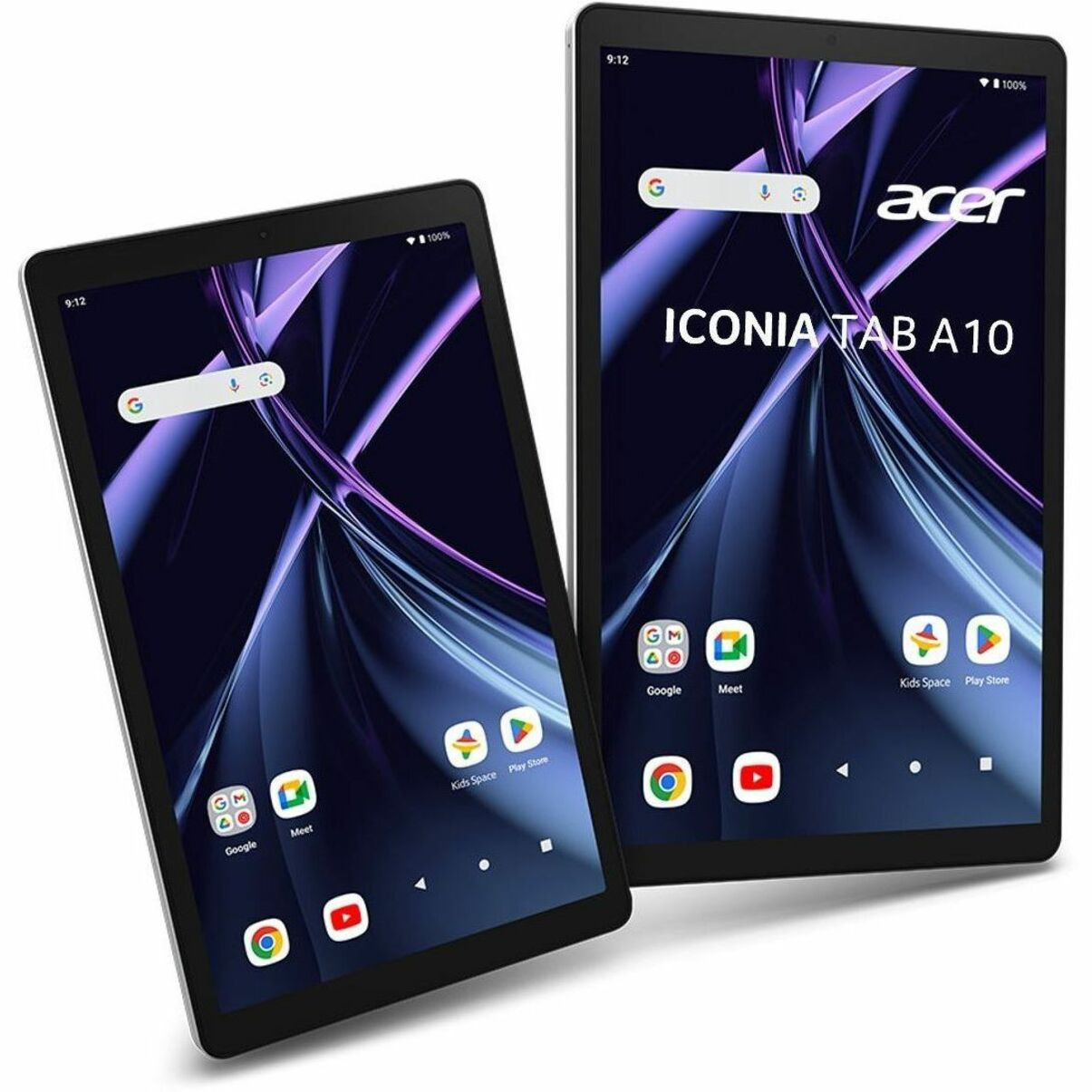 Acer Iconia Tab A10 A10-21 A10-21-A813 Tablet - 10.1" WXGA - Allwinner A523 - 4 GB - 128 GB Storage - Android 14 - Silver - NT.LH8AL.002