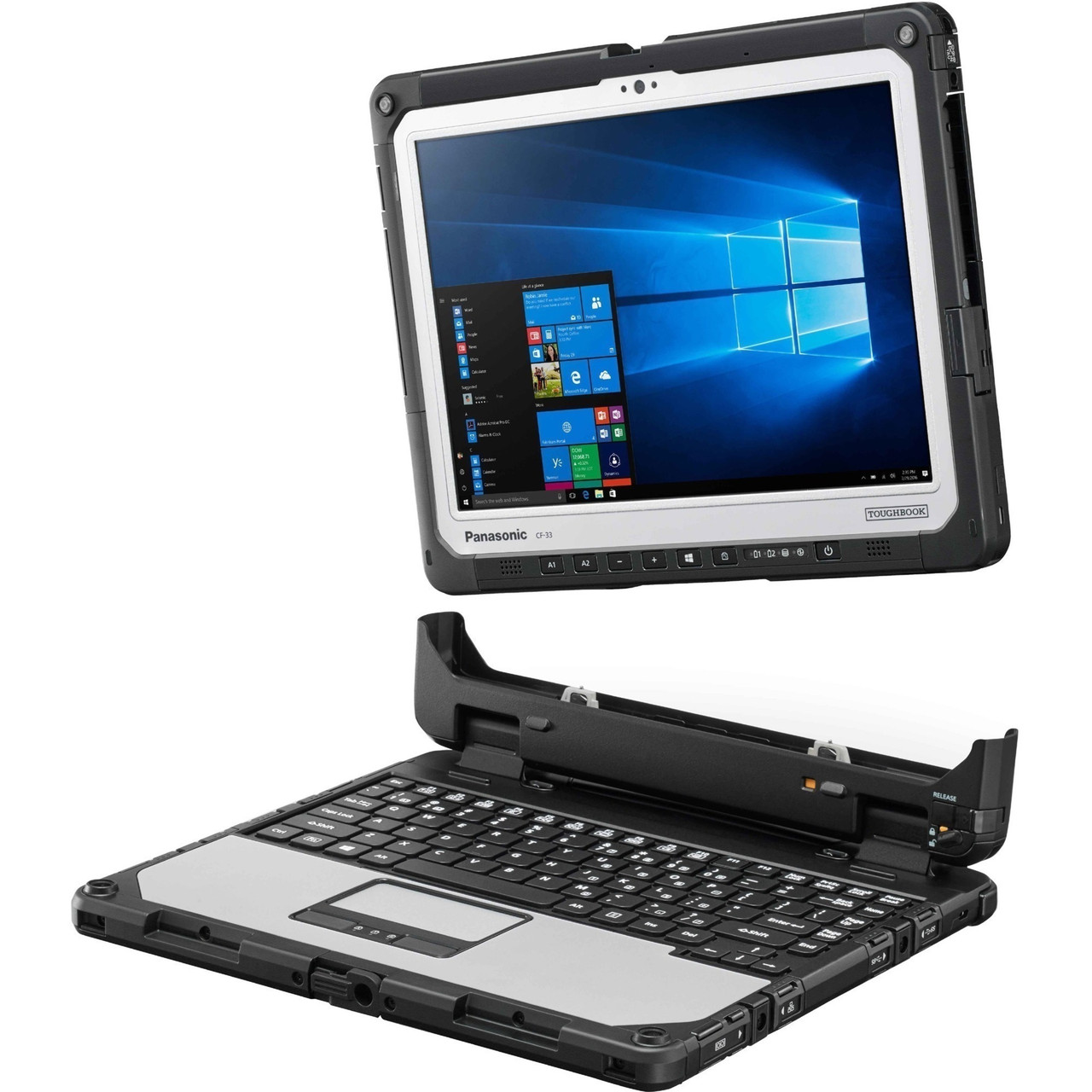 Panasonic Toughbook CF-33 Rugged Tablet - 12" QHD - vPro Technology - 16 GB - 512 GB SSD - 4G - CF33TZ02VAM Panasonic Toughbook CF-33 Rugged Tablet - 12" QHD - vPro Technology - 16 GB - 512 GB SSD - 4G - CF33TZ02VAM