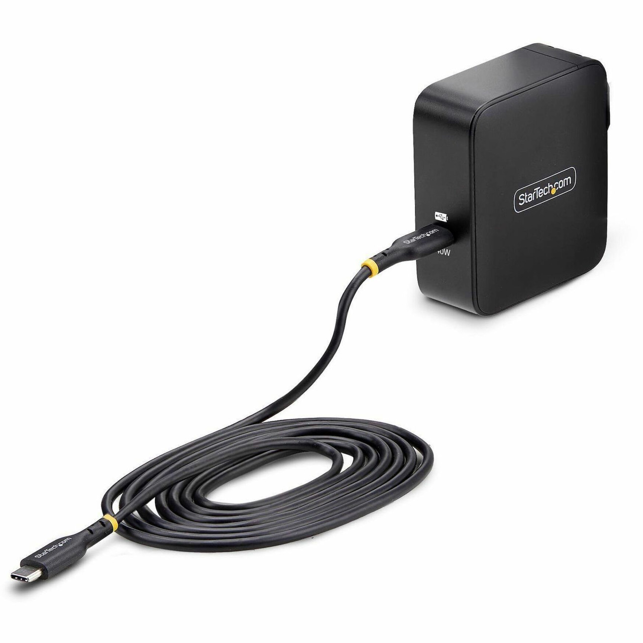 StarTech 140W USB-C Wall Charger, USB-IF Certified, PD 3.1 Portable GaN Charging Power Adapter, 6ft/1.8m USB-C to USB-C Cable - 1014GCN-WALL-CHARGER