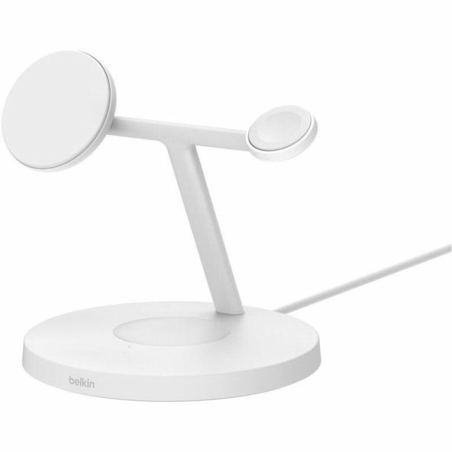 Belkin BoostCharge Pro 3-in-1 Wireless Charging Stand with Qi2 15W - WIZ032ttWH
