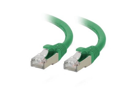 C2G Patch Cable - Shielded Twisted Pair (STP) - Male Left Gender - Male Right Gender - RJ-45 Right Connector - RJ-45 Left Connector - 10feet Length - Green - C2G07357