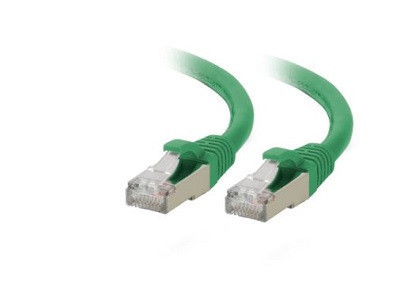 C2G Patch Cable - Shielded Twisted Pair (STP) - Male Left Gender - Male Right Gender - RJ-45 Right Connector - RJ-45 Left Connector - 35feet Length - Green - C2G07362