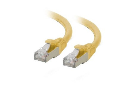 C2G Patch Cable - Shielded Twisted Pair (STP) - Male Left Gender - Male Right Gender - RJ-45 Right Connector - RJ-45 Left Connector - 7feet Length - Yellow - C2G07376
