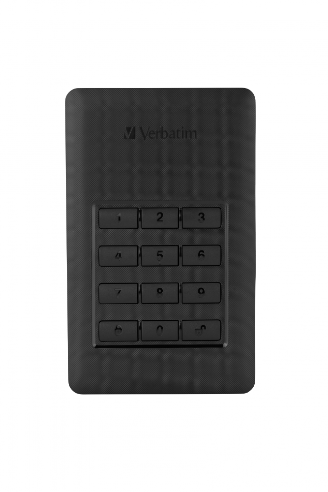 Verbatim Store 'n' Go Secure Portable HDD with Keypad Access 2TB - 53403