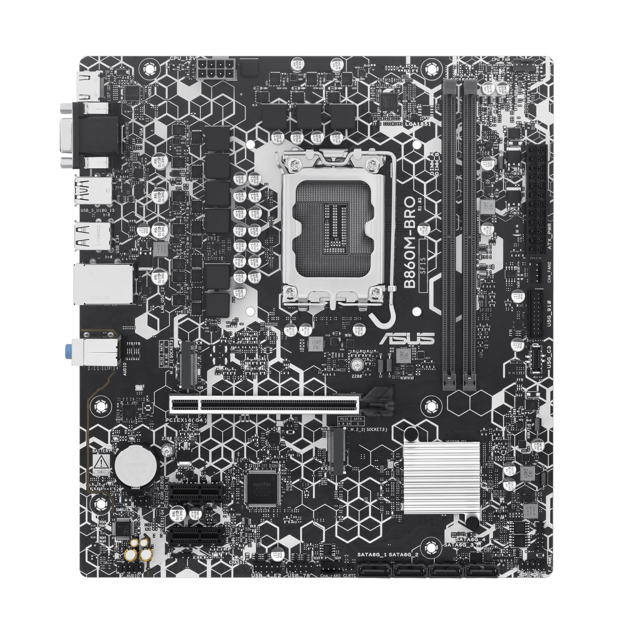 Asus B860M-BRO-CSM Motherboard - Engineered to Unleash the Full Potential of the Latest Intel Core Ultra Processors (Series 2)