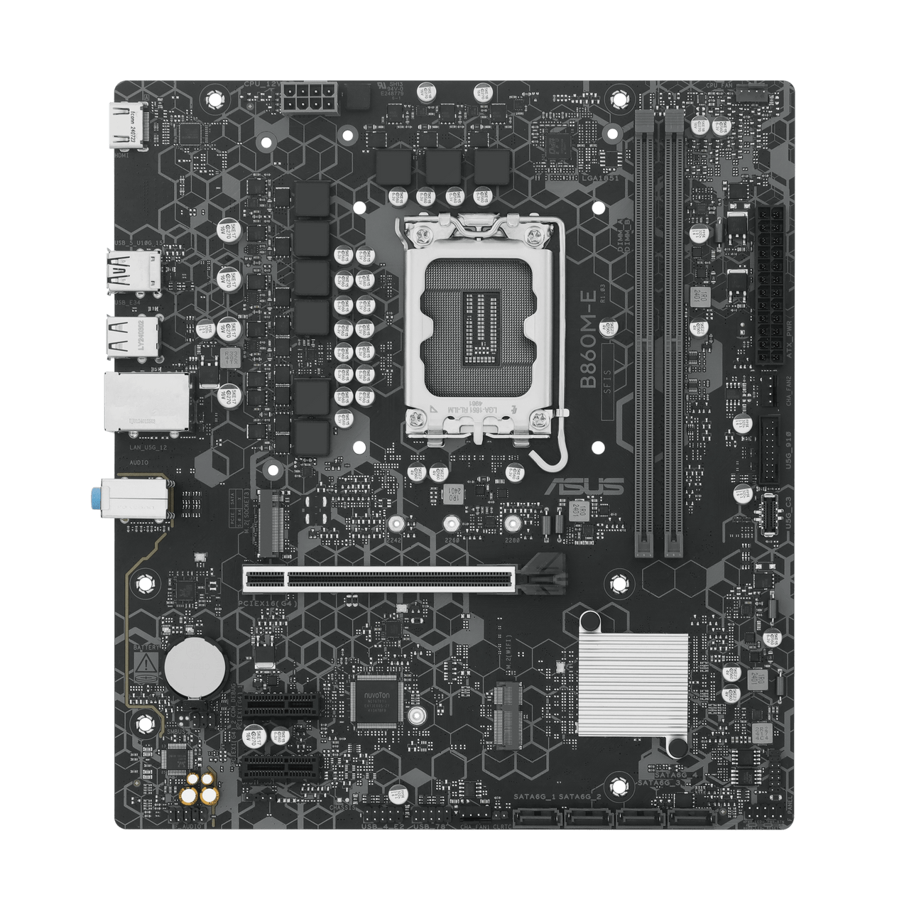 Asus B860M-E Motherboard - Engineered to Unleash the Full Potential of the Latest Intel Core Ultra Processors (Series 2)