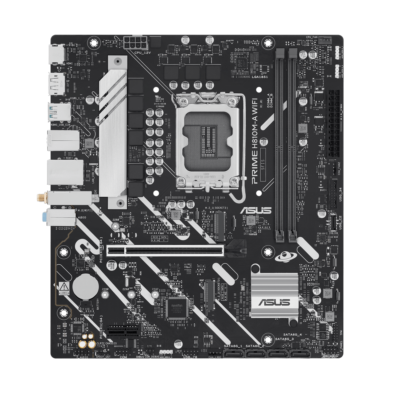 Asus Prime H810M-A Wifi Motherboard - Engineered To Unleash The Full Potential Of The Latest Intel Core Ultra Processors - PRIMEH810M-A WIFI