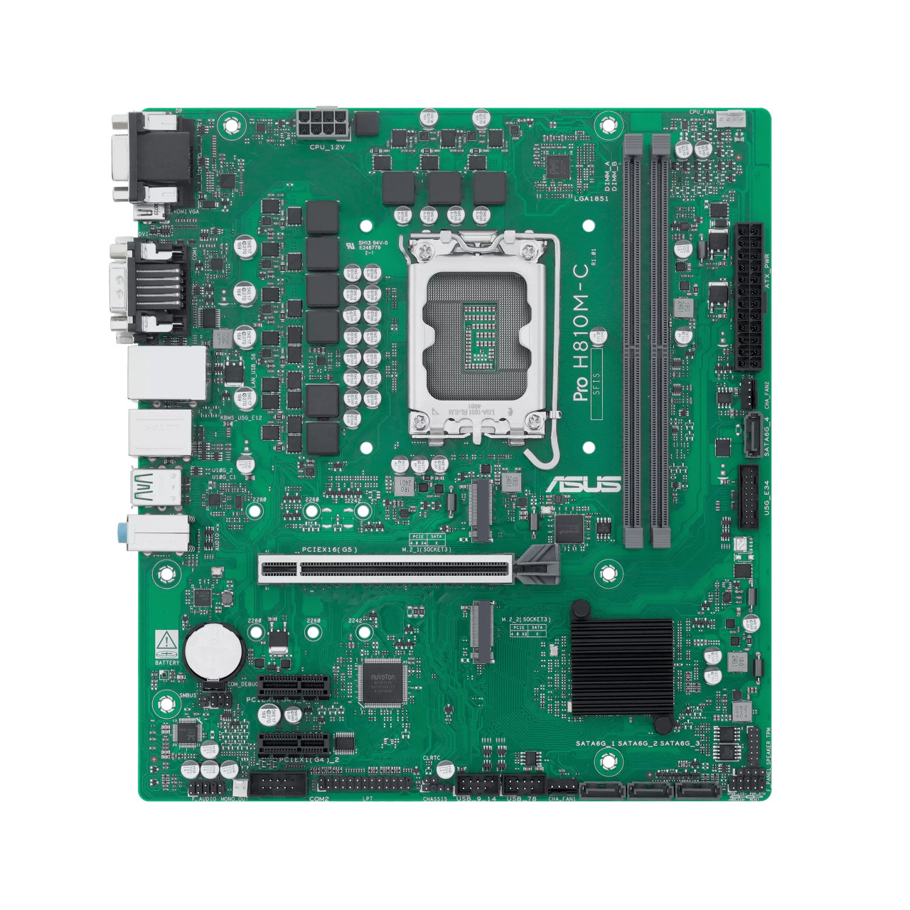 Asus Micro-ATX H810 Business Motherboard - PRO H810M-C-CSM