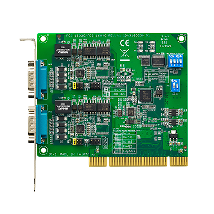 Advantech 2 Port Rs232/422/485 Pci Card With Isolation - PCI-1602C-AE