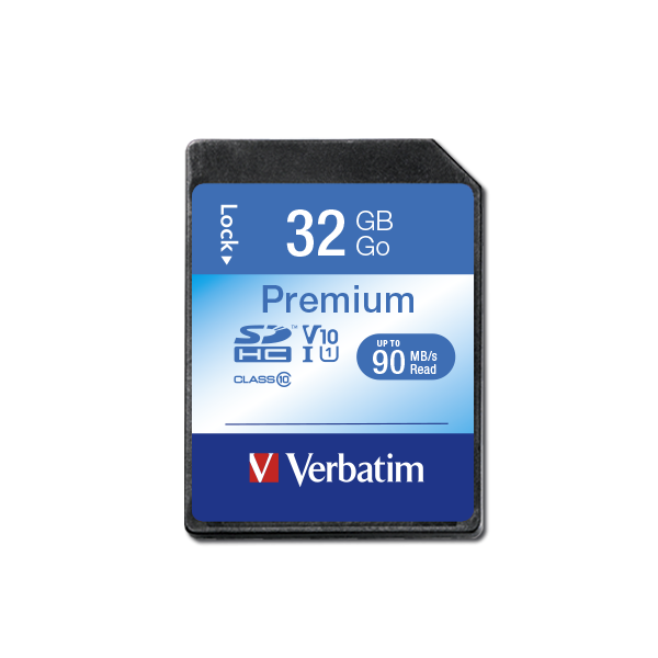 Verbatim Premium U1 SDHC 32GB Memory Card - 43963