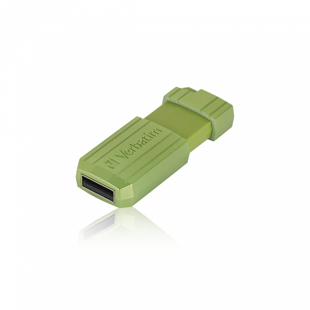 Verbatim PinStripe USB Drive 32GB - Eucalyptus Green - 49958