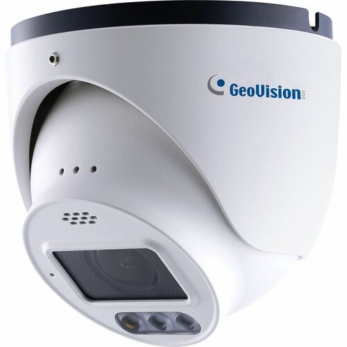 GeoVision GV-GEBF4911 4 Megapixel Outdoor Network Camera - Color - Dome - 131.23 ft Infrared Night Vision - MJPEG, H.265, H.264, H.264+, H.265+ - 2592 x 1520 - 2.80 mm- 12 mm Varifocal Lens - 4.3x Optical - 30 fps - CMOS - Fast Ethernet - GV-GEBF4911