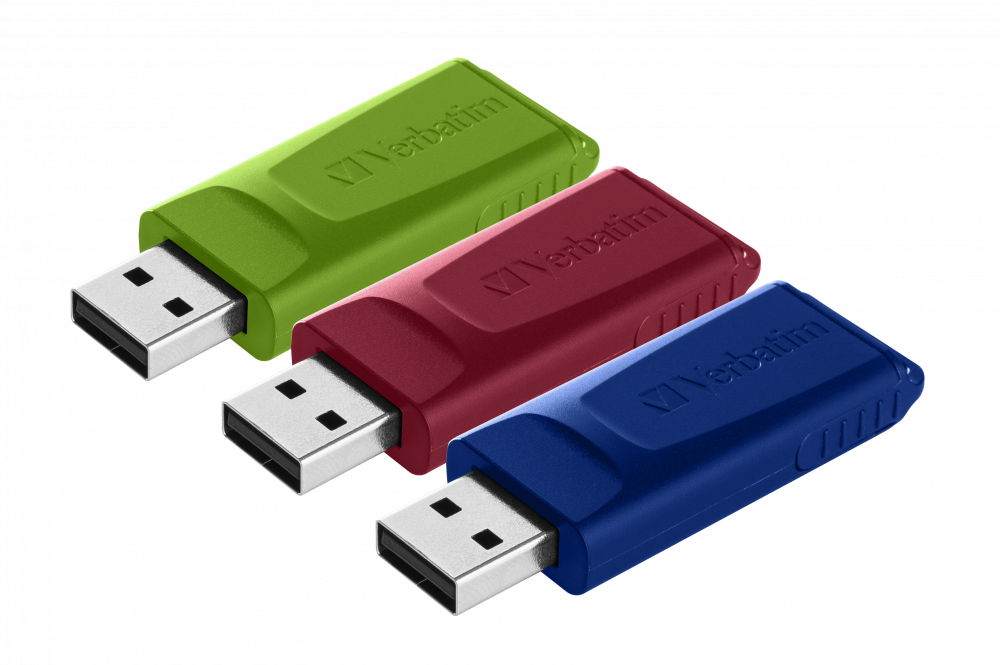 Verbatim Slider USB Drive 16GB Multipack - 49326