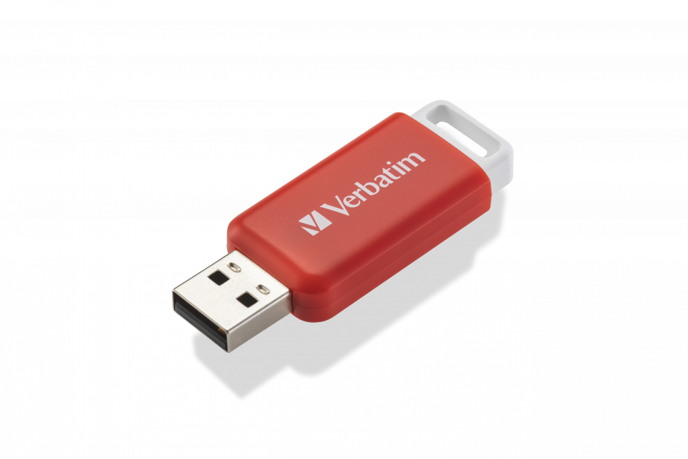 Verbatim DataBar USB Drive 16GB Red - 49453