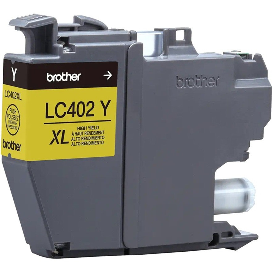 Brother Genuine LC402XLY High Yield Yellow Ink Cartridge - LC402XLYS