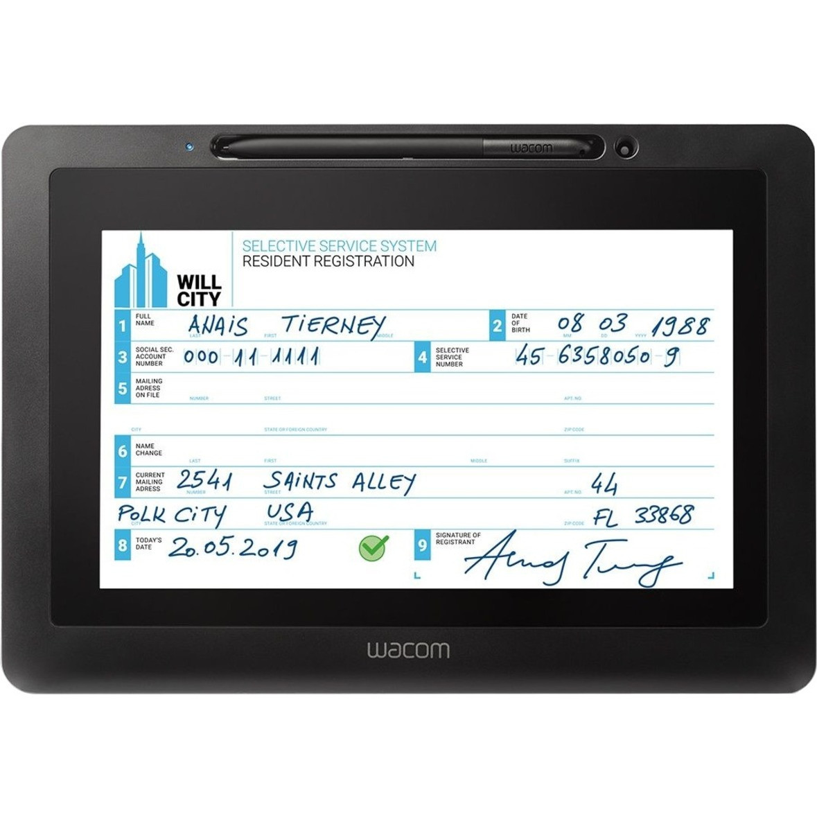 Wacom DTU-1031AX Interactive Pen Display - DTU1031AXK0Z