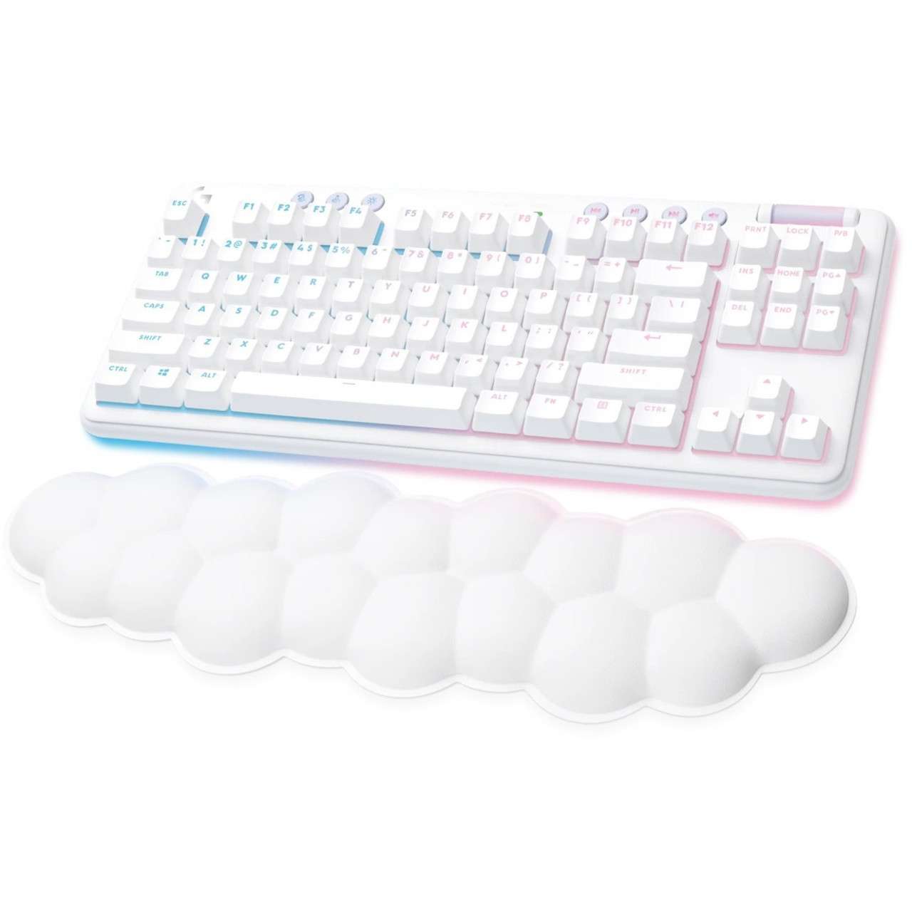 Logitech G715 Gaming Keyboard - Wireless Connectivity - Bluetooth - RGB LED - 87 Key(s) - Volume Control Hot Key(s) - ChromeOS - PC, Mac - Mechanical Keyswitch - 920-010656