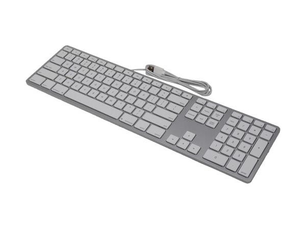 Matias Keyboard - Cable Connectivity - Usb 2.0 Type A Interface - Mac - Silver - FK316S