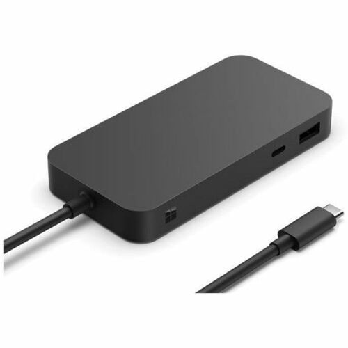 Microsoft Surface USB4 Dock for Business - for Notebook, Monitor - Charging Capability - 100 W - USB4 - 2 Displays Supported - 4K @ 60Hz, 8K @ 30Hz, 4K - 3840 x 2160, 7680 x 4320 - 4 x USB Ports - 1 x USB Type-A Ports