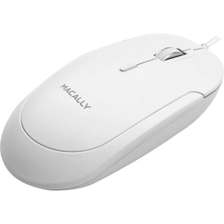 Macally USB-C Optical Quiet Click Mouse for Mac/PC White (UCDYNAMOUSEW) - UCDYNAMOUSEW