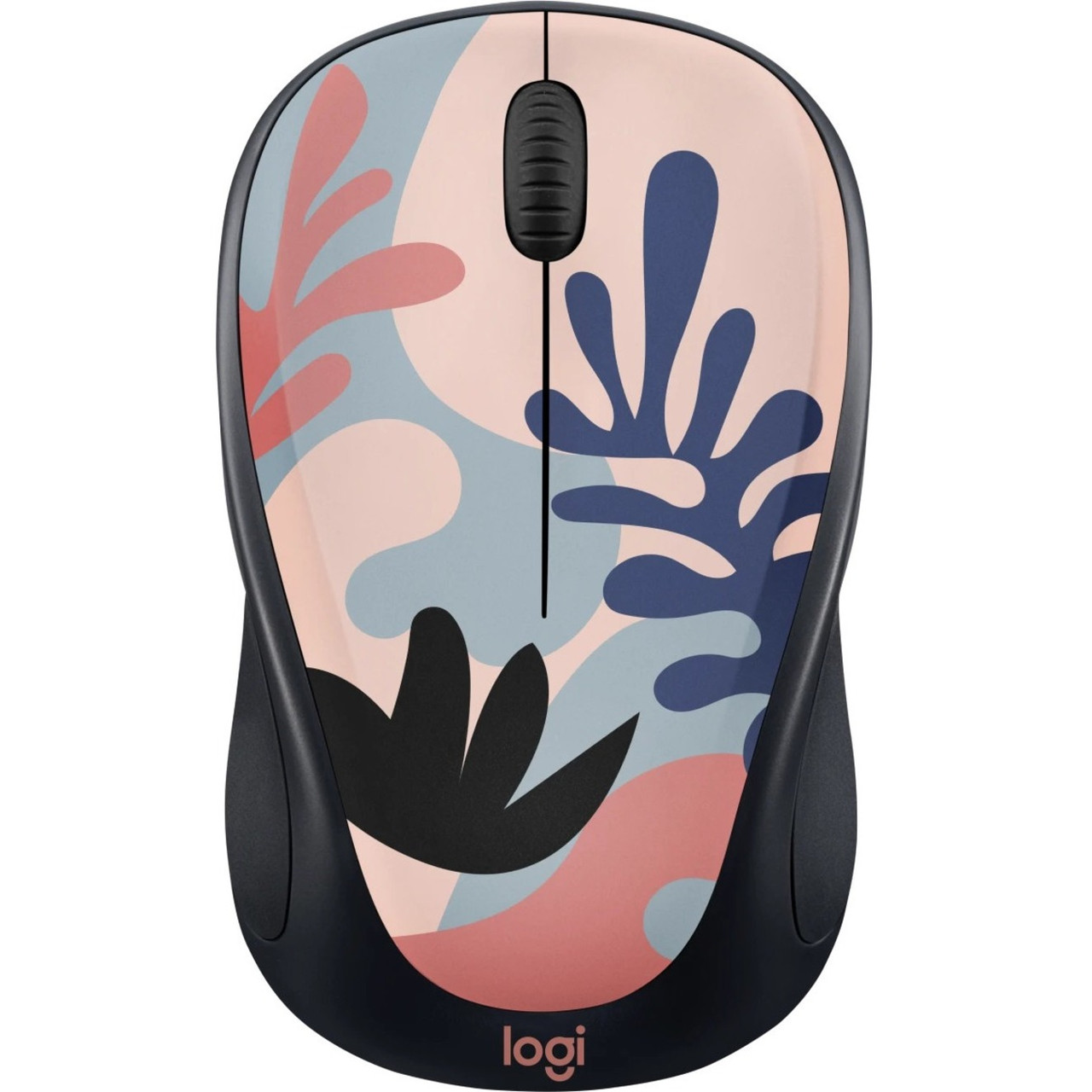 Logitech Design Collection Limited Edition Wireless Mouse - Optical - Wireless - Radio Frequency - 2.40 GHz - Rechargeable - Coral Reef - USB - 1000 dpi - Scroll Wheel - 3 Button(s) - Small Hand/Palm Size - 910-006615