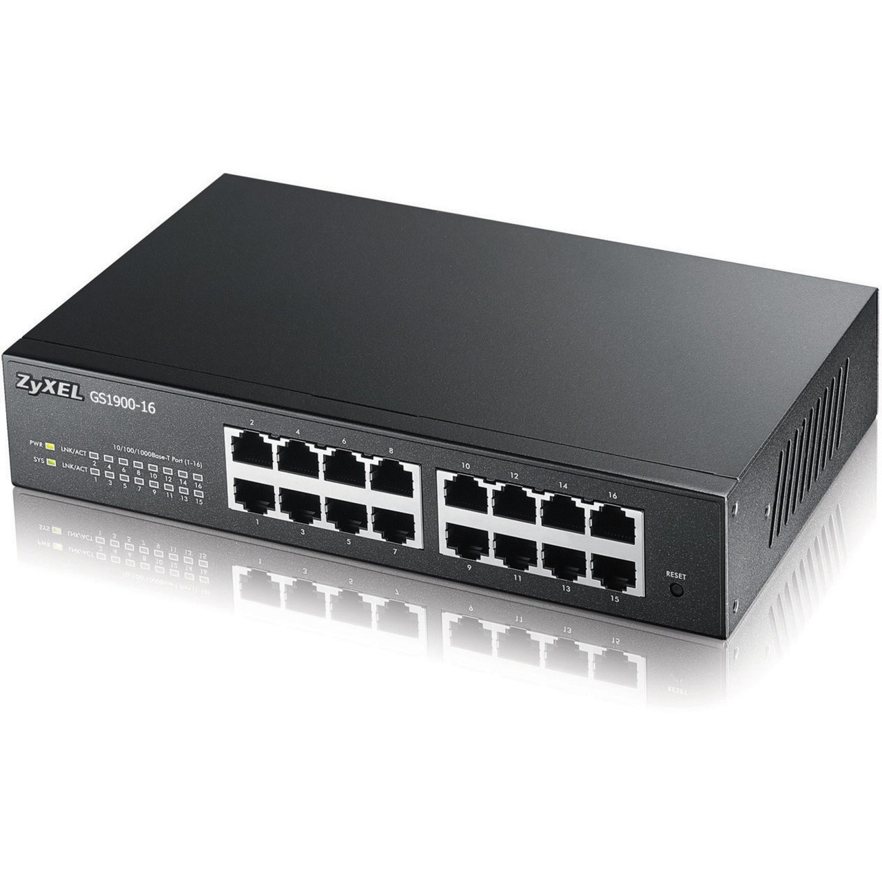 Zyxel  16 Port Gbe Smart Managed Switch - GS1900-16