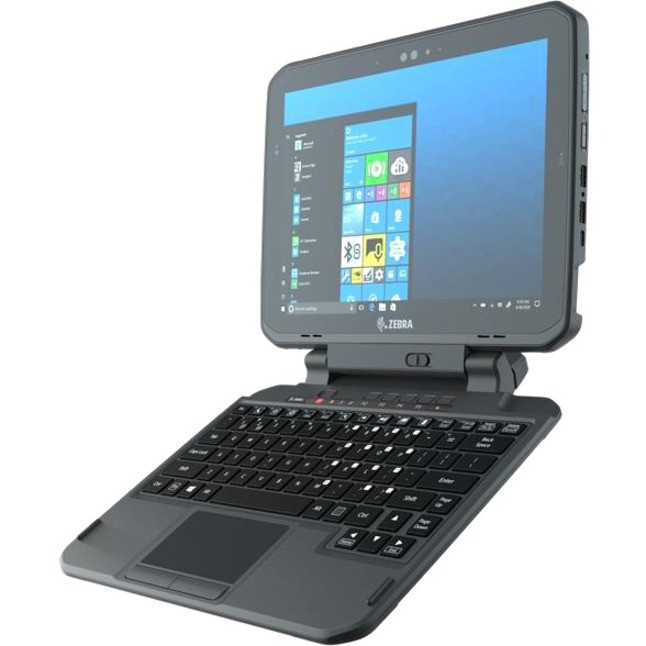 Zebra Keyboard - Proprietary Interface - 6 Programmable Hot Key(s) - Rugged - French - Tablet - KYB-ET8X-2IN1-FR1-01