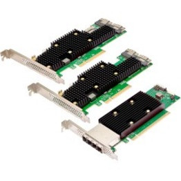 Broadcom -ImBroadcom - IMHBA 9600W-16e Tri-Mode Storage Adapter - 24Gb/s SAS, Serial ATA/600 - PCI Express 4.0 x8 - Plug-in Card - 05-50108-00