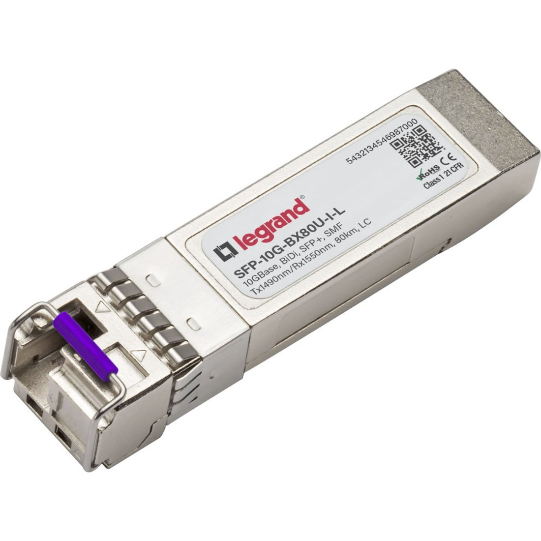 Ortronics Cisco SFP+ Module - SFP-10G-BX80U-I-L