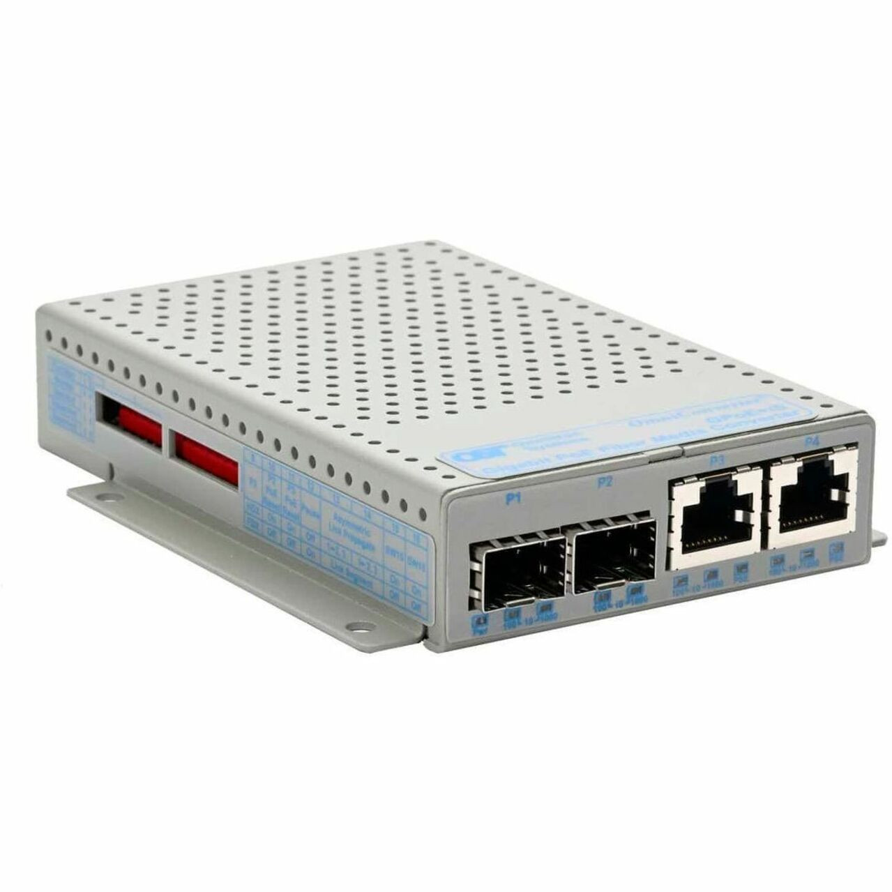 Omnitron Systems OmniConverter GPoEBT/S Transceiver/Media Converter - 9519N-0-29W