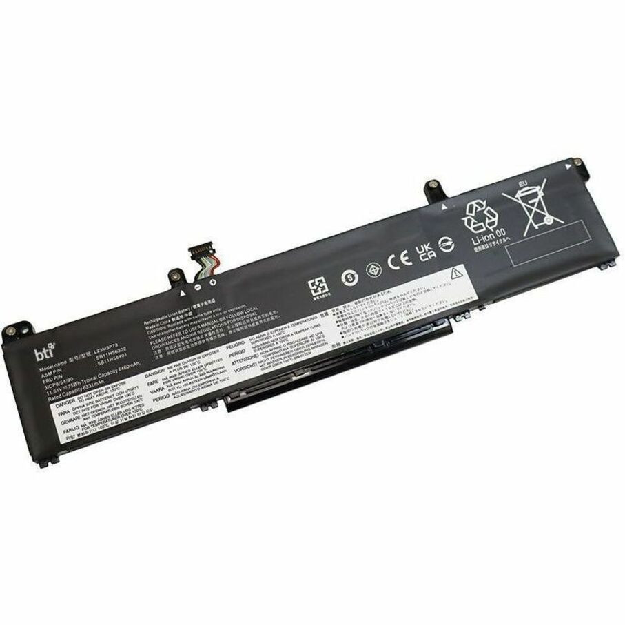 BTI 5B11H56401-BTI 3-CELL 11.61V LI-ION NOTEBOOK BATTERY FOR LENOVO THINKPAD P14S GEN 5, P14S GEN 5 21G2, P14S GEN 5 21G3, P16S GEN 3, P16S GEN 3 21KS, P16S GEN 3 21KT - 5B11H56401-BTI