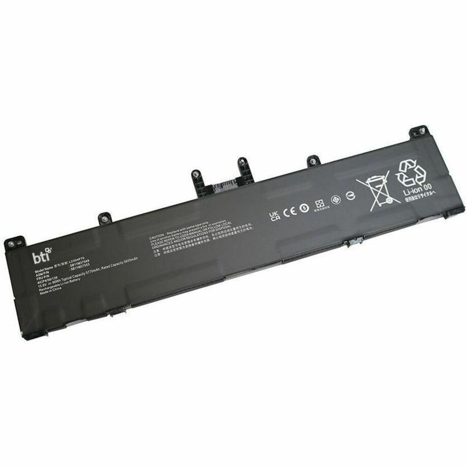 BTI 5B11M37552-BTI 4-CELL 15.6V LI-ION NOTEBOOK BATTERY FOR LENOVO THINKPAD P1 GEN 7, P1 GEN 7 21KV, P1 GEN 7 21KW - 5B11M37552-BTI